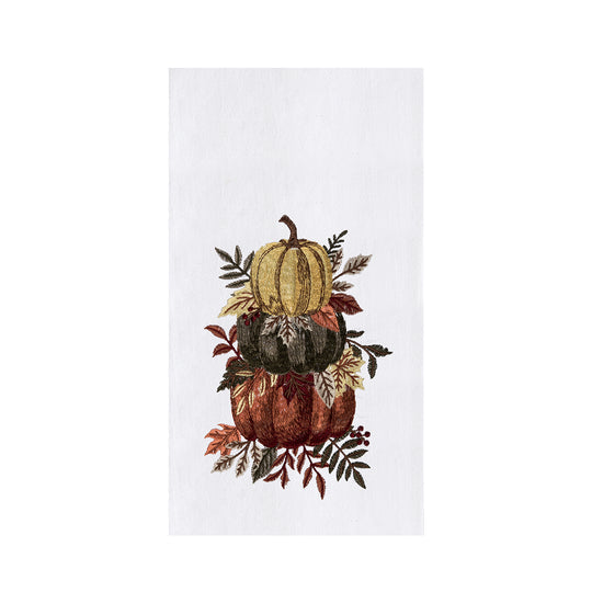 Pumpkin Stack Kitchen Towel