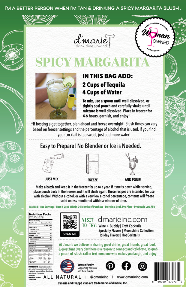 Spicy Margarita Ready-To-Freeze Cocktail