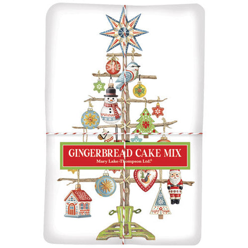 Vintage Holiday Tree Gingerbread Cake Mix