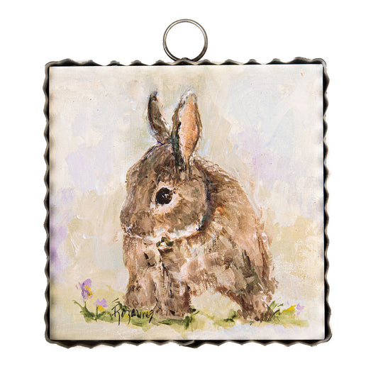 Mini Brown Bunny Print