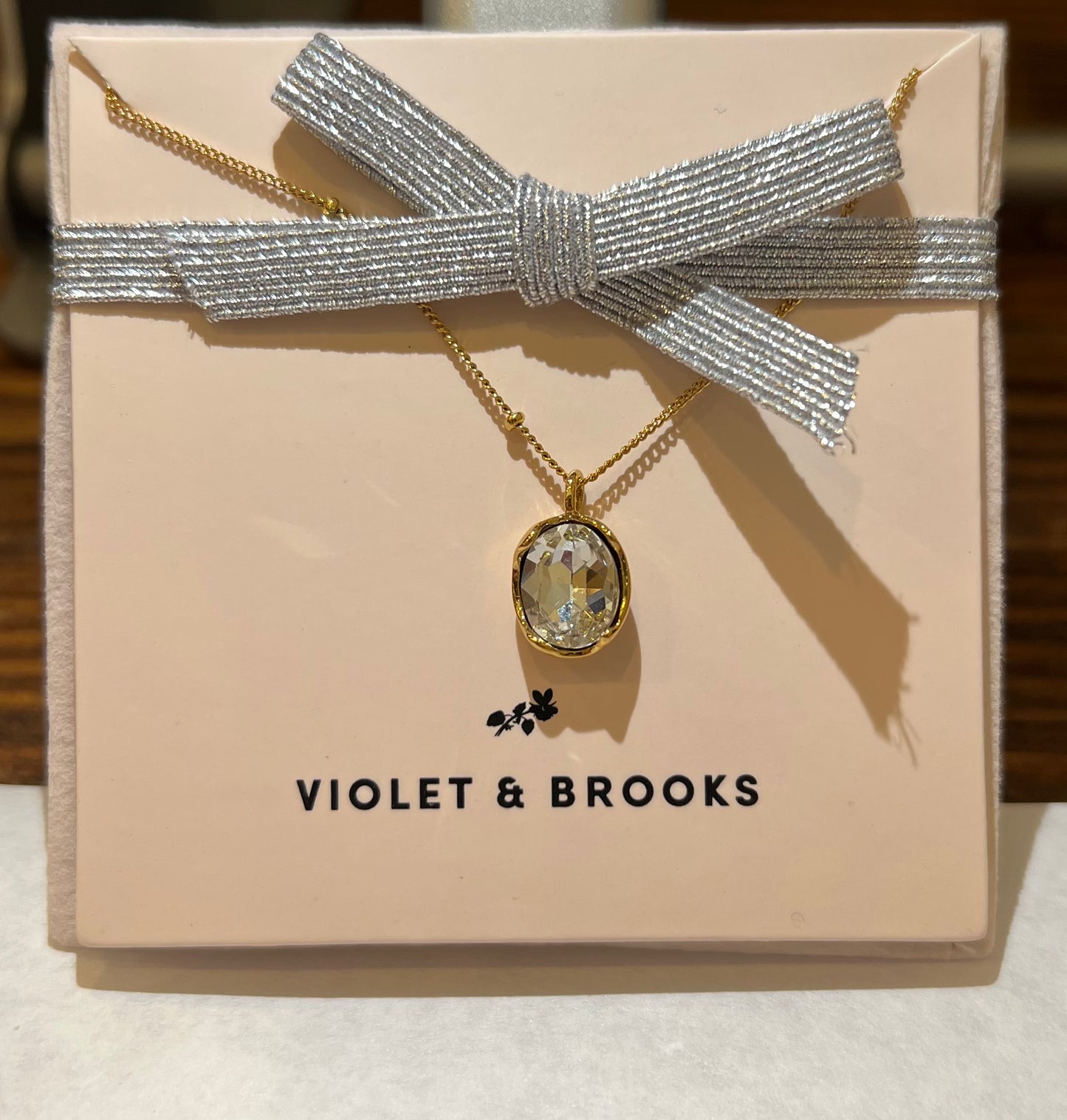 Lily Birthstone Necklace