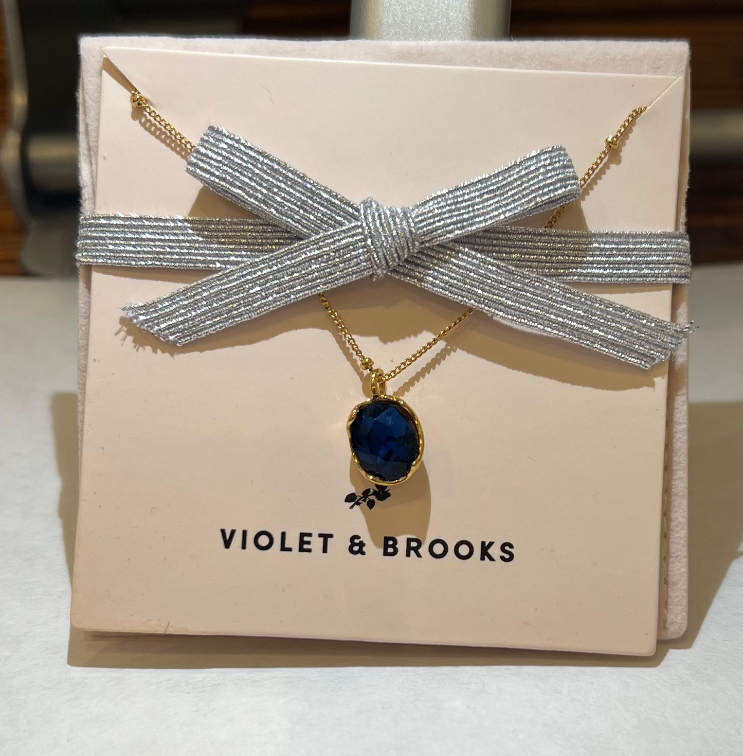 Lily Birthstone Necklace