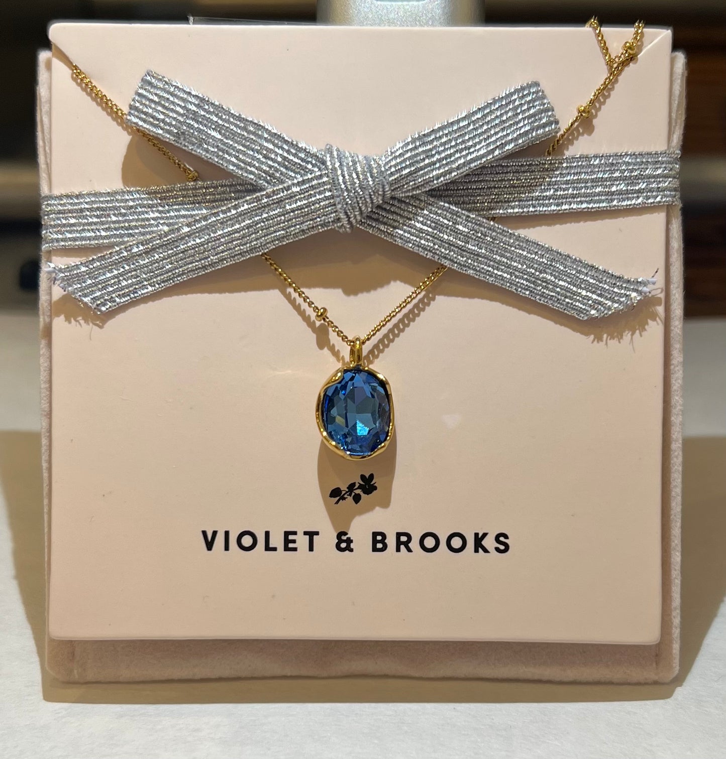 Lily Birthstone Necklace