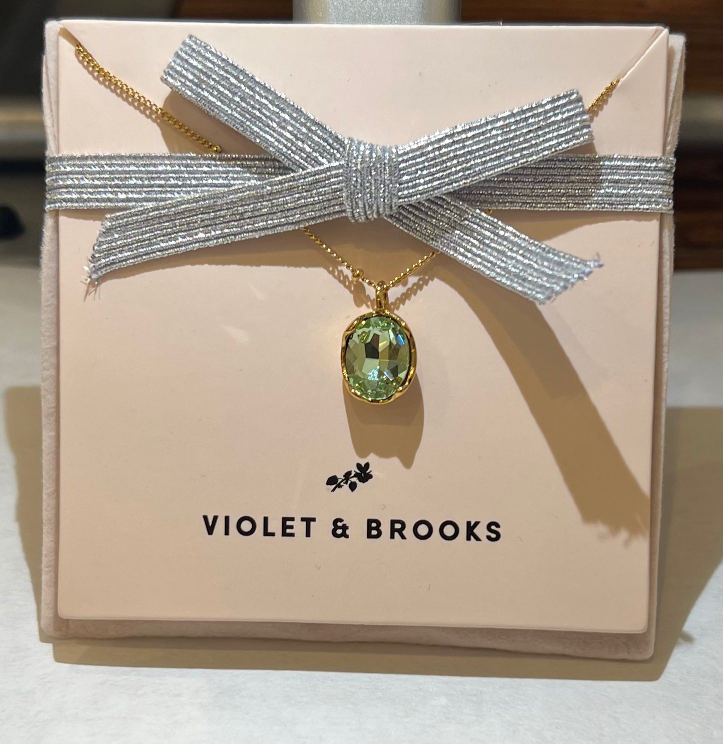 Lily Birthstone Necklace