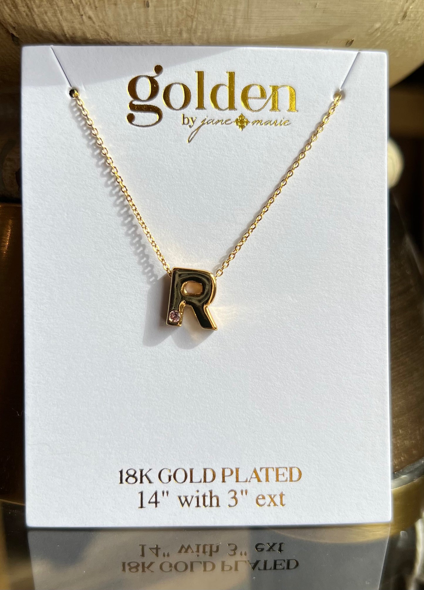 Kids Letters of Gold Necklace