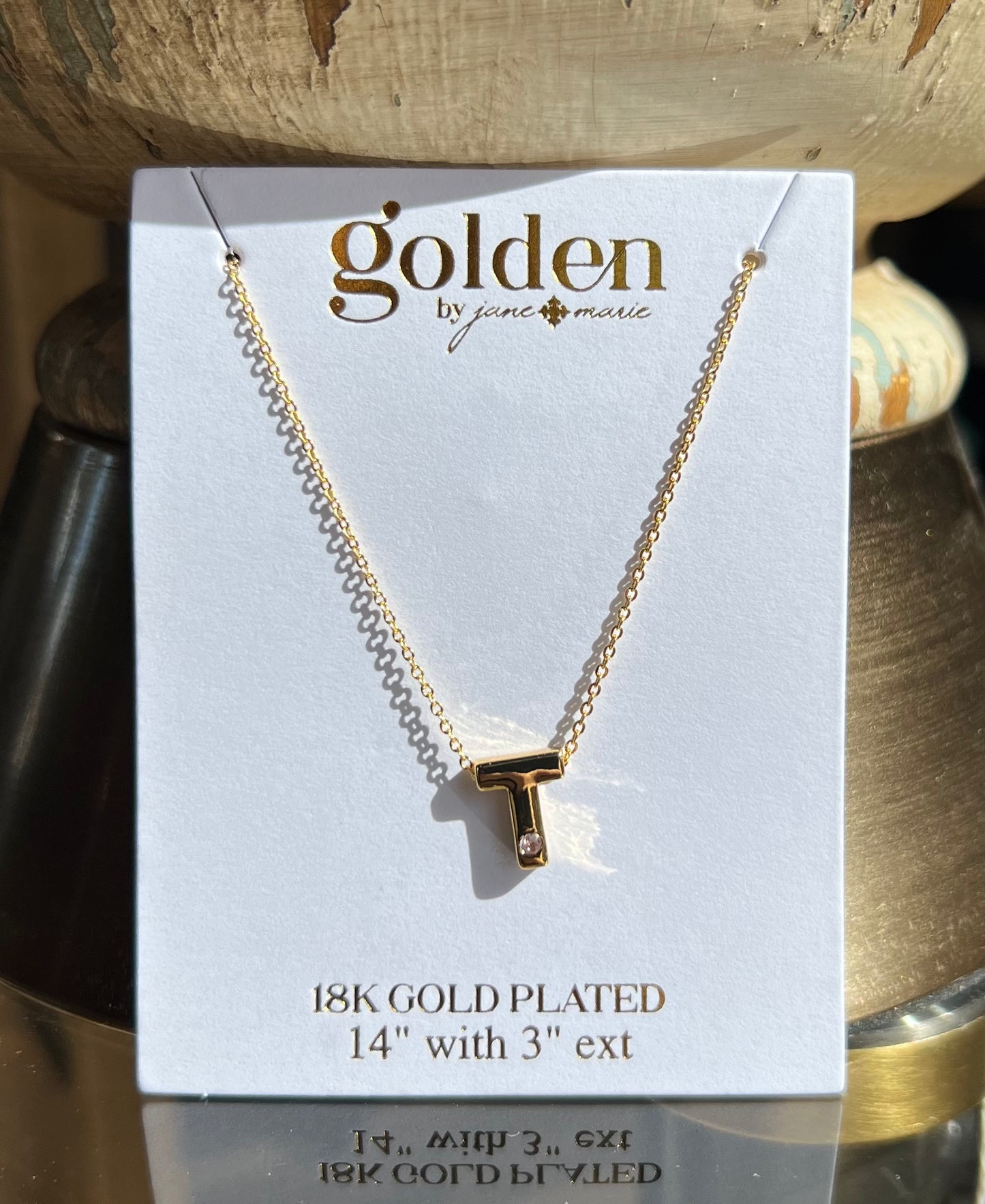 Kids Letters of Gold Necklace