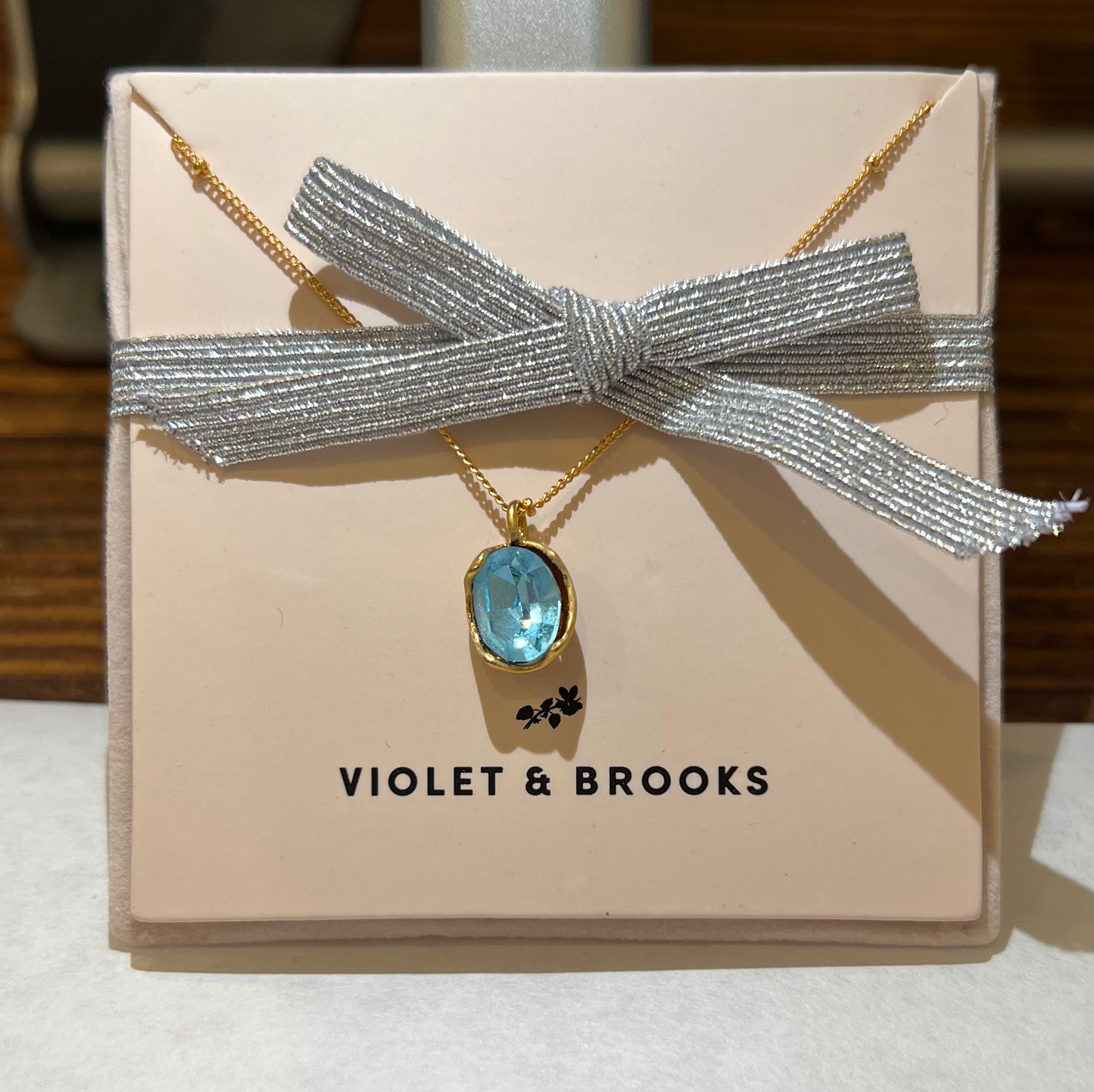Lily Birthstone Necklace