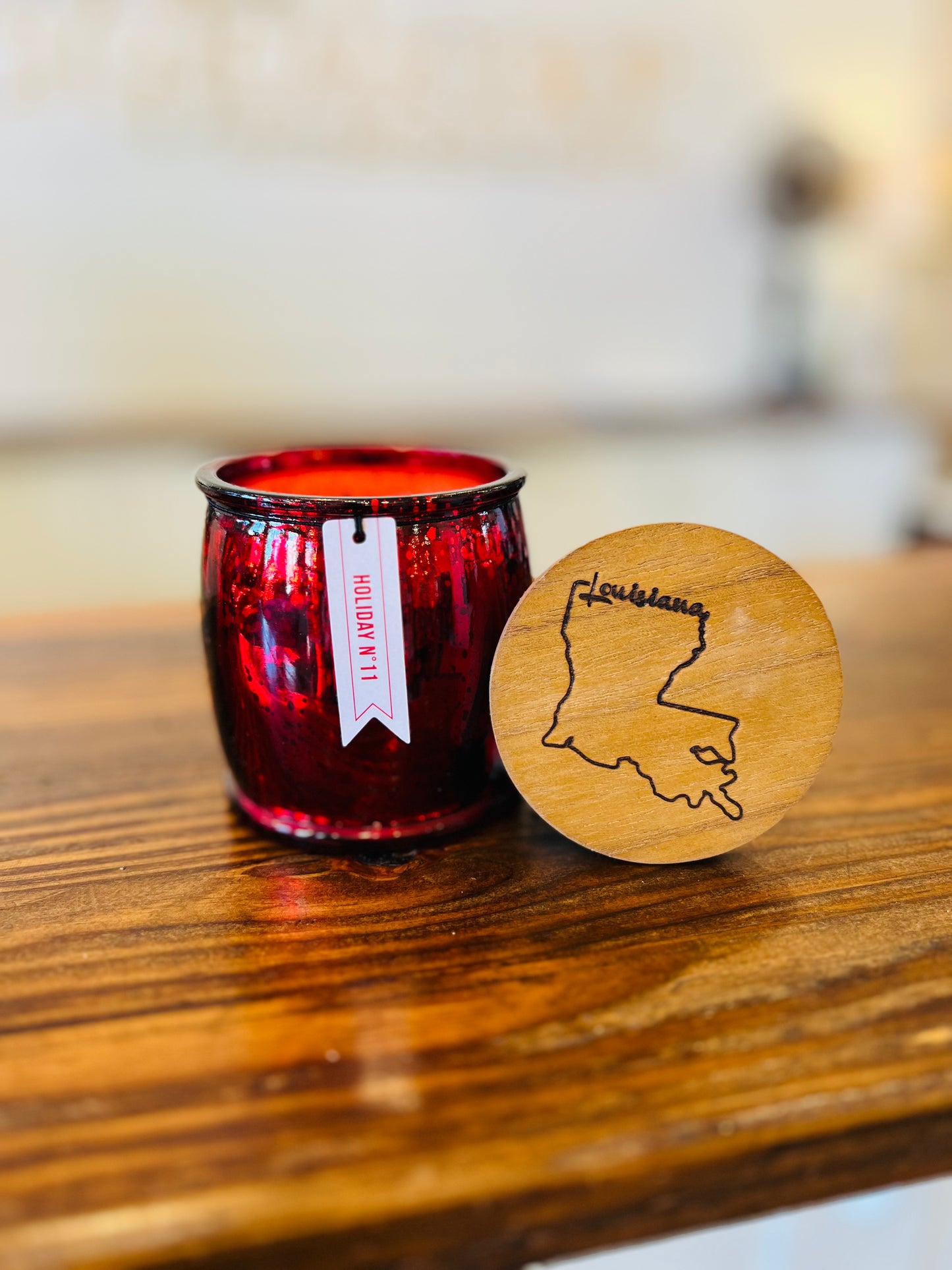 Holiday No.11 Mercury Barrel Red Candle - 16oz