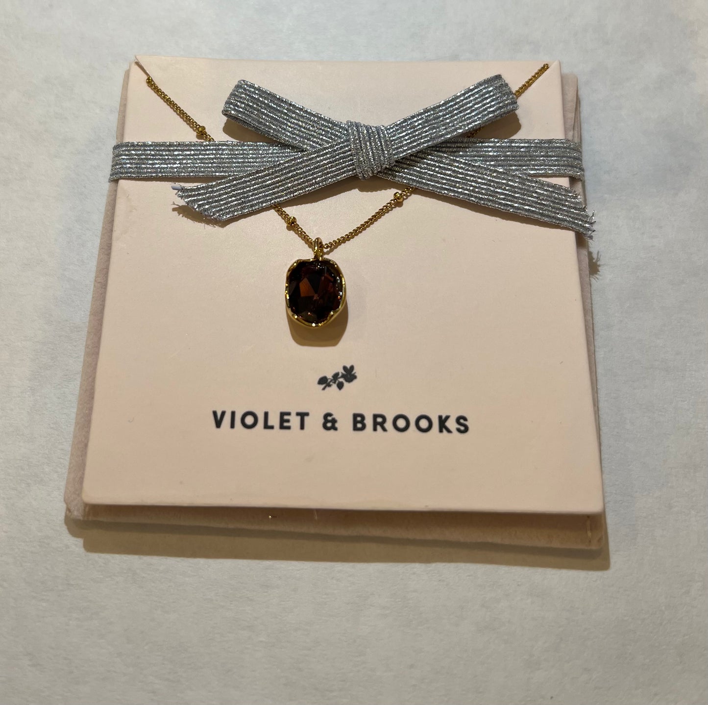 Lily Birthstone Necklace