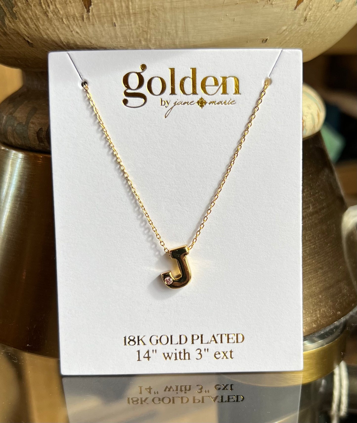 Kids Letters of Gold Necklace