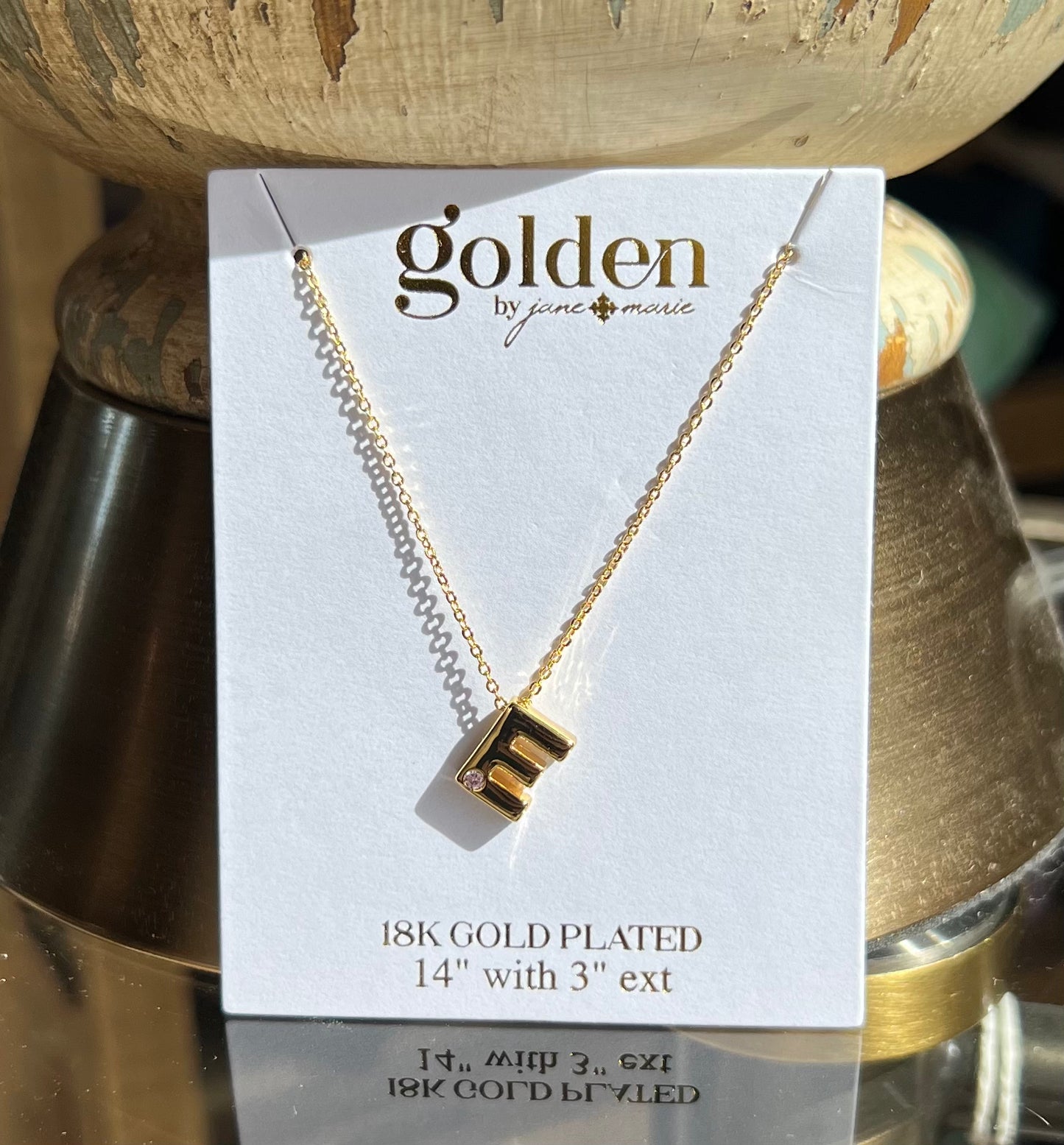 Kids Letters of Gold Necklace