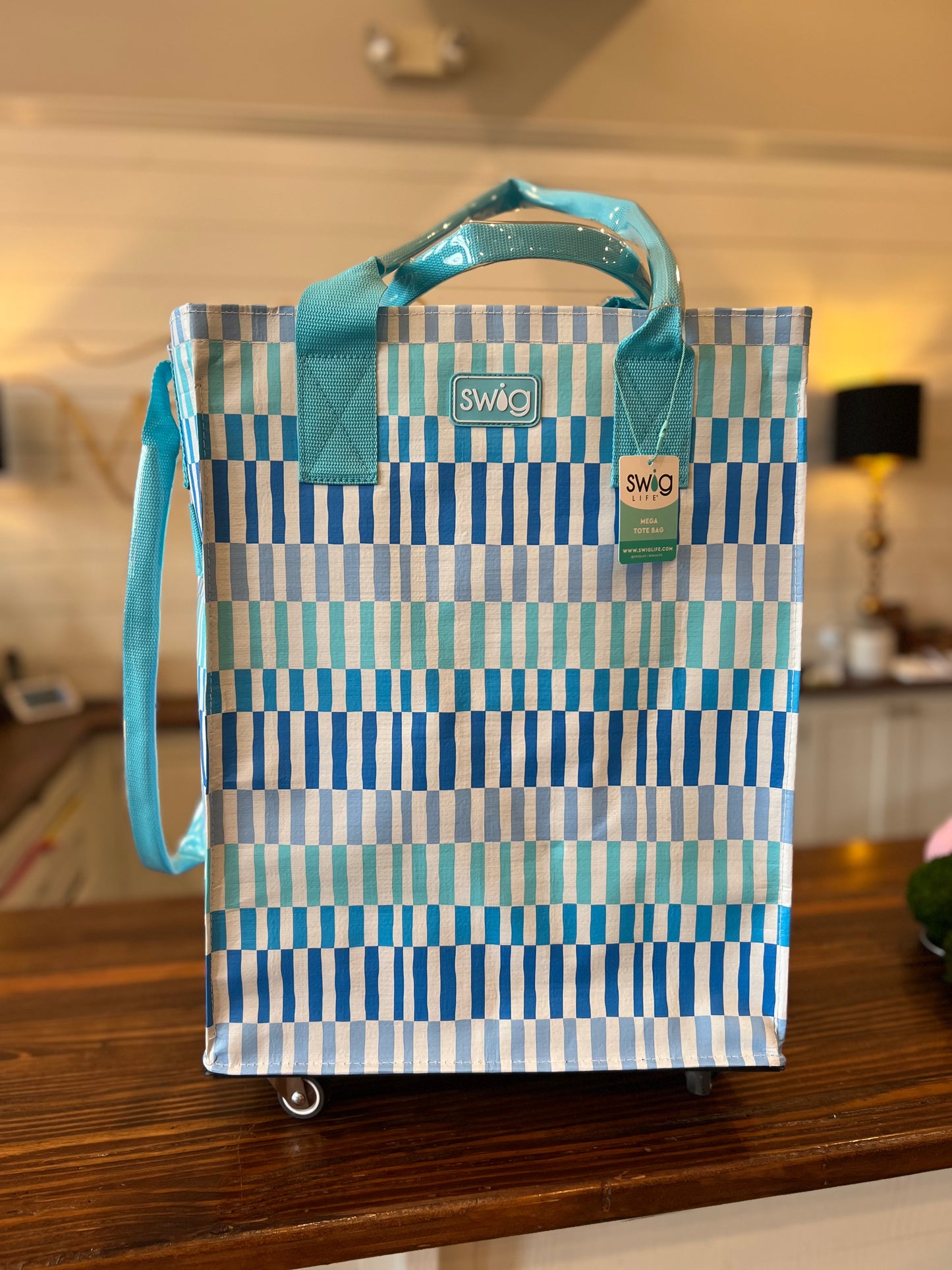 Glacier Stripe Mega Tote Bag