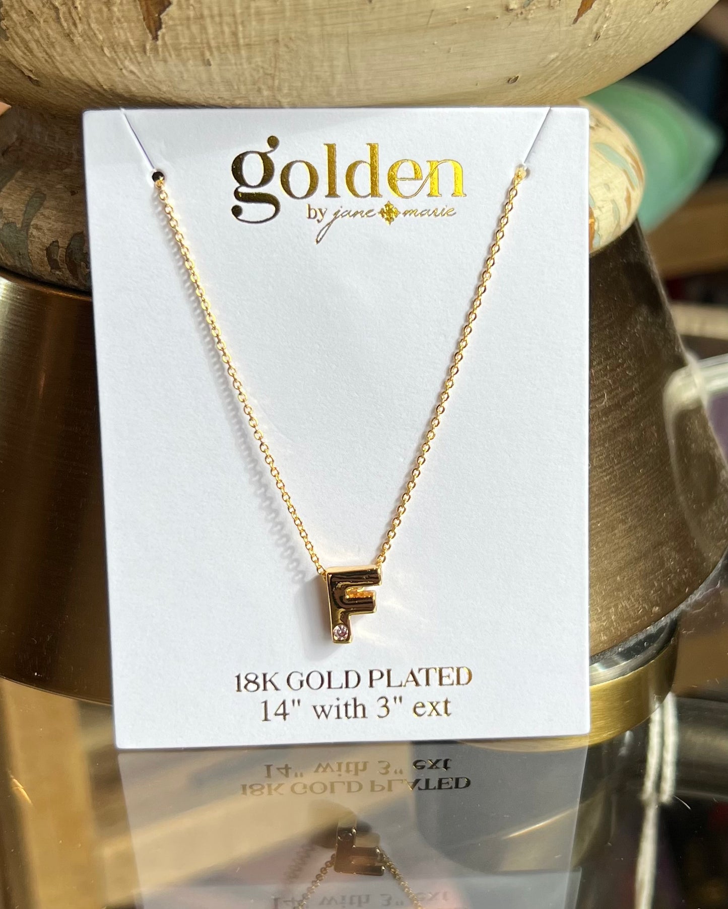 Kids Letters of Gold Necklace