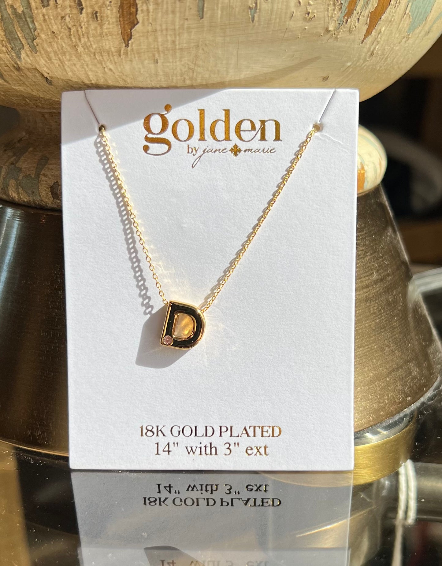 Kids Letters of Gold Necklace