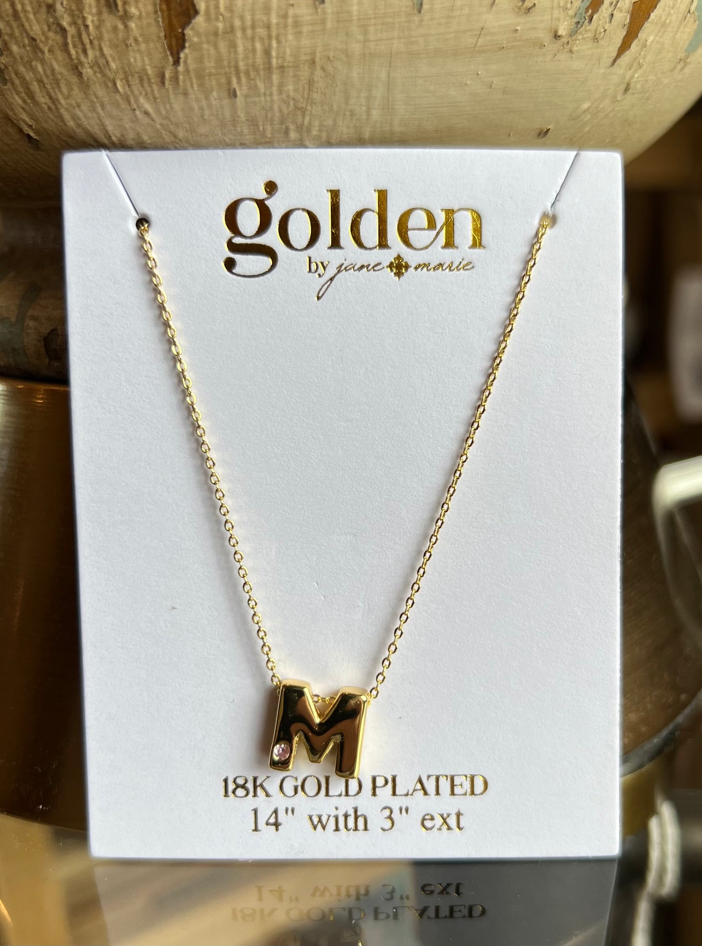 Kids Letters of Gold Necklace
