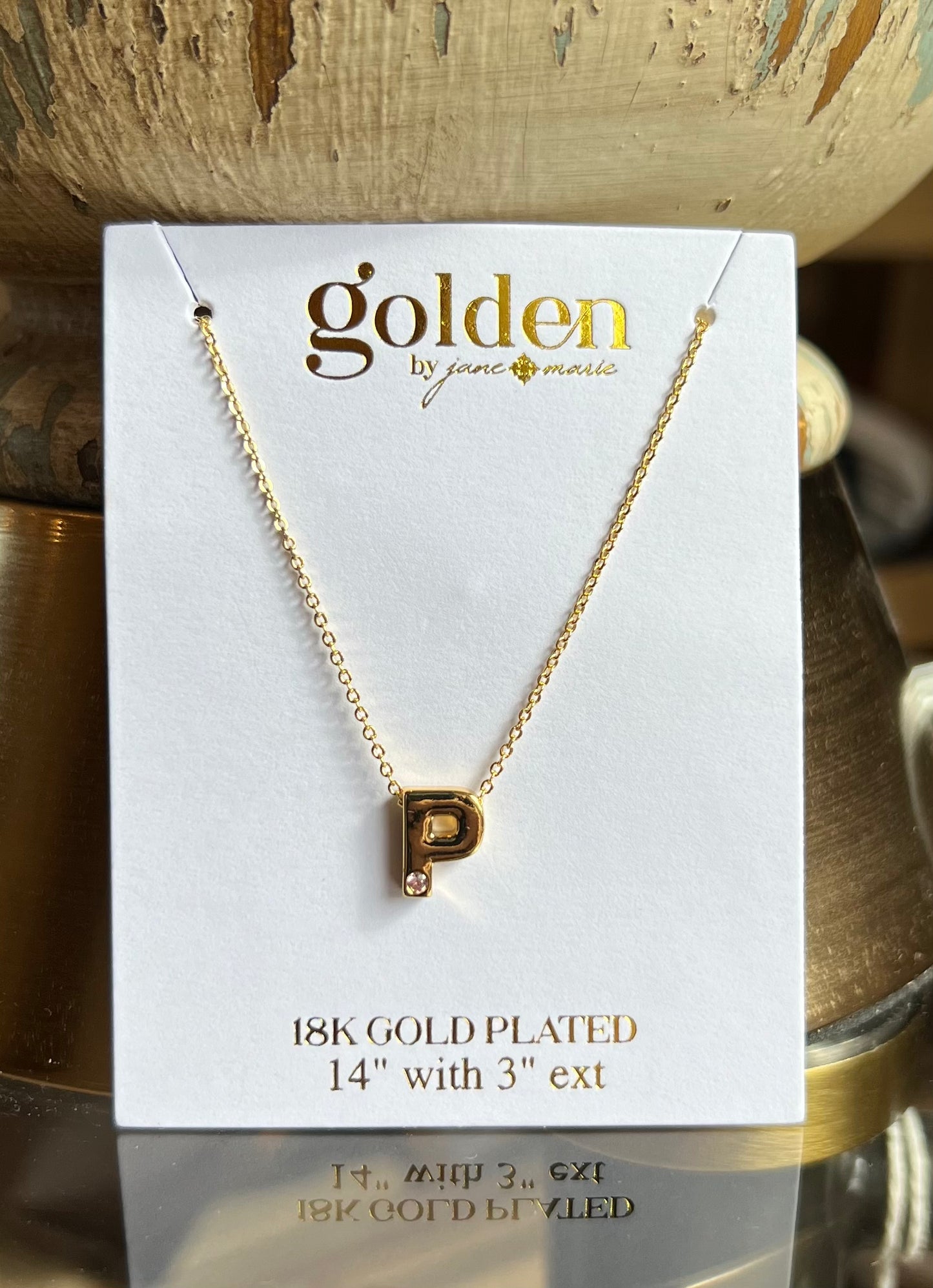 Kids Letters of Gold Necklace