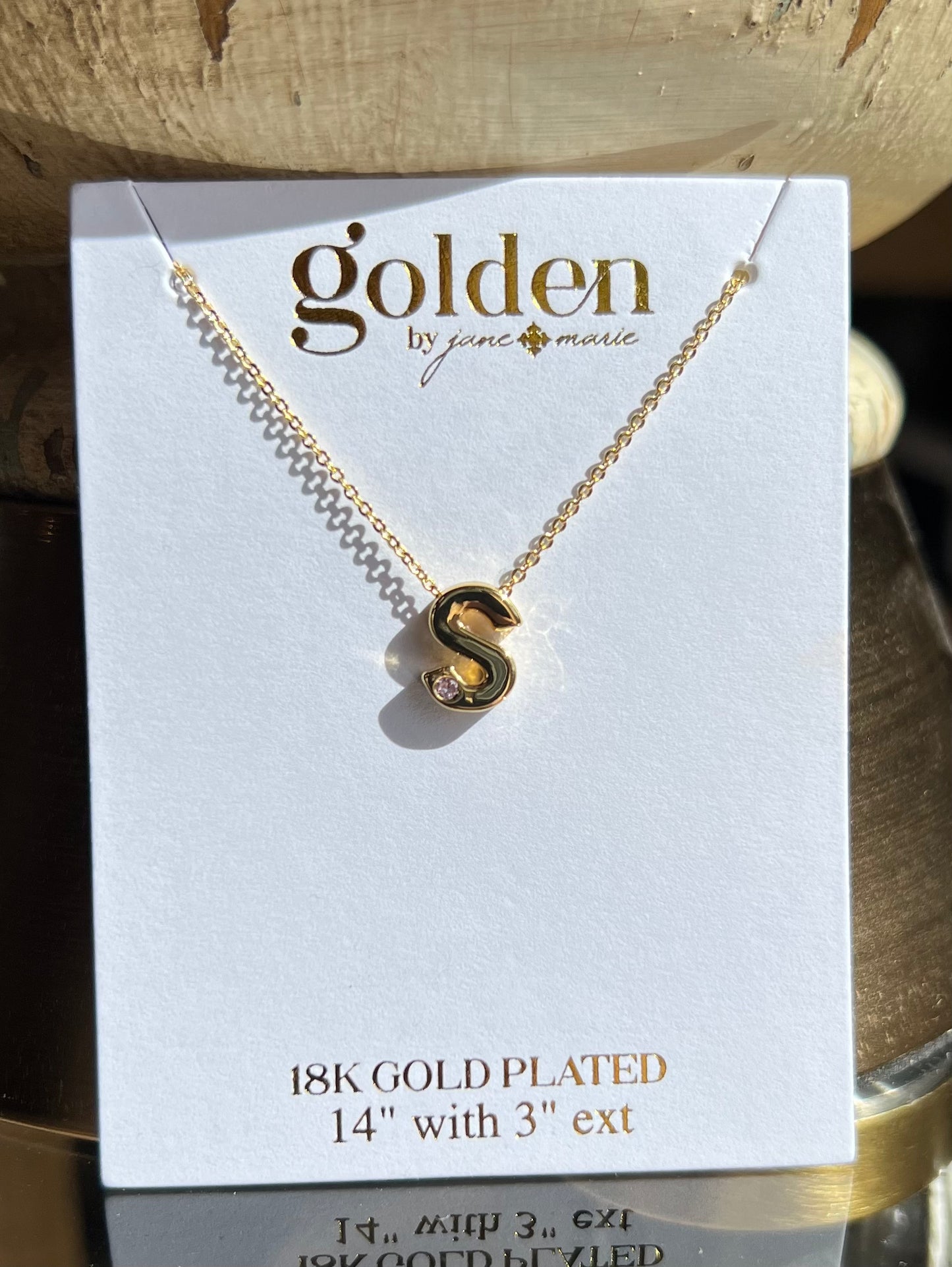 Kids Letters of Gold Necklace