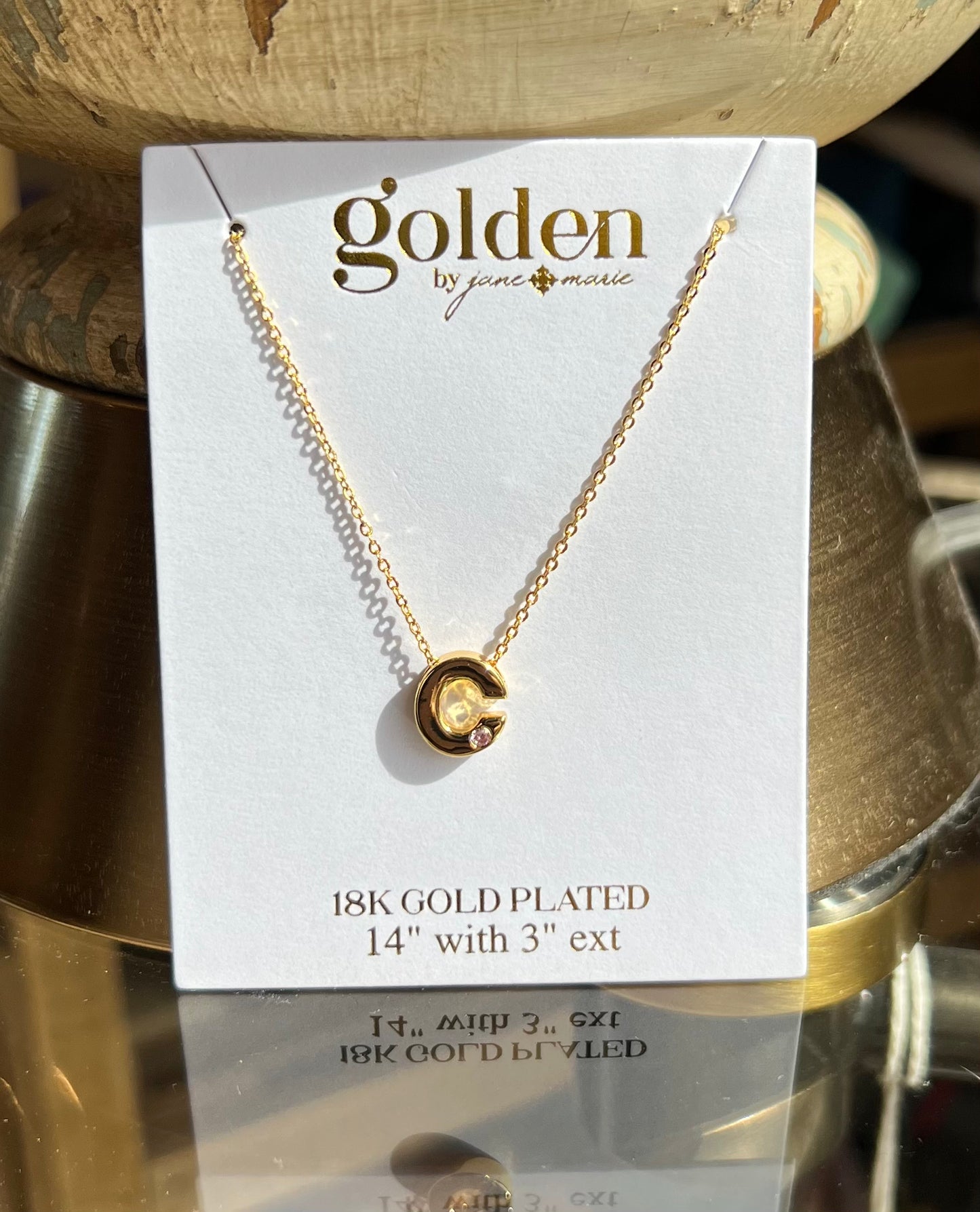 Kids Letters of Gold Necklace