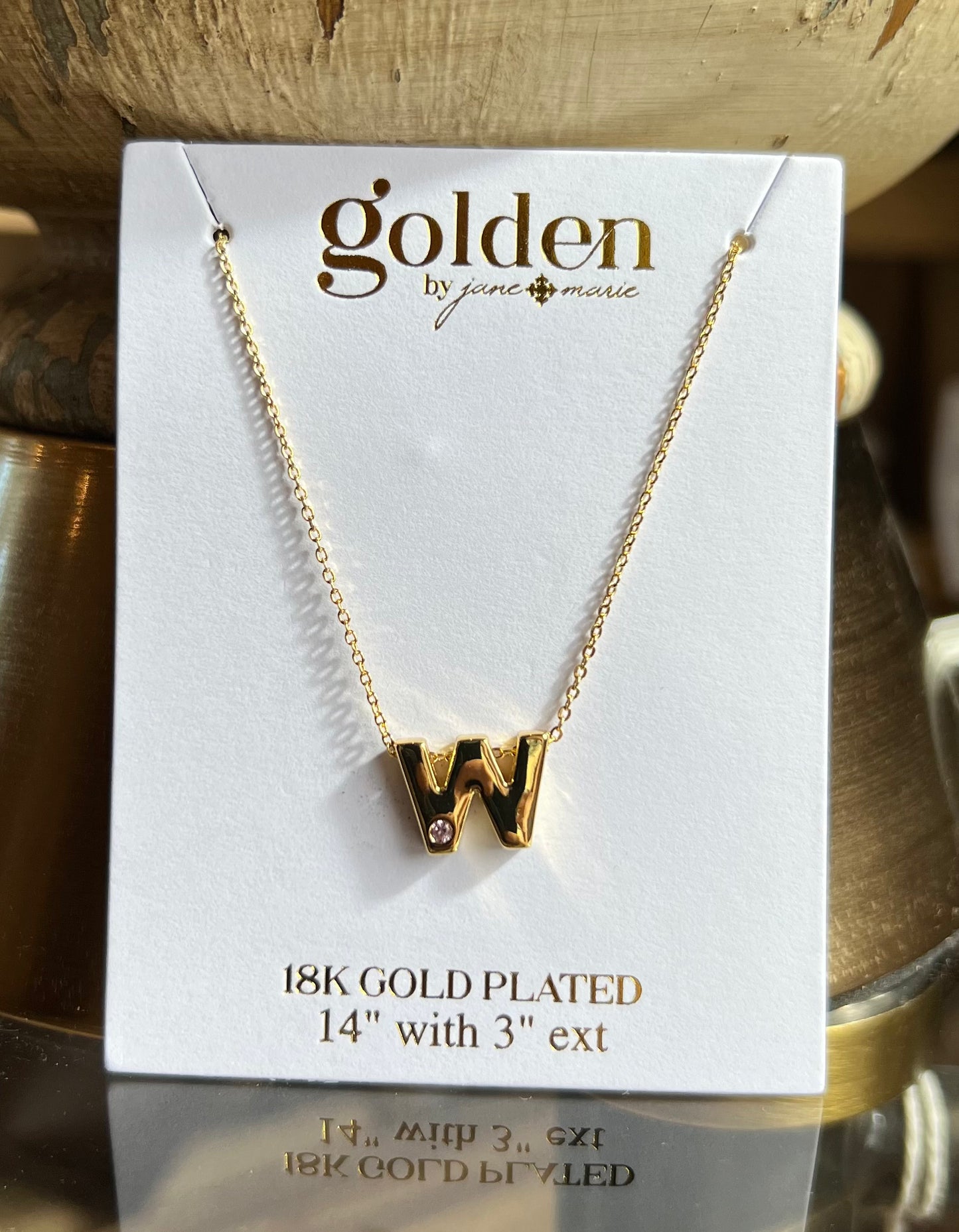 Kids Letters of Gold Necklace