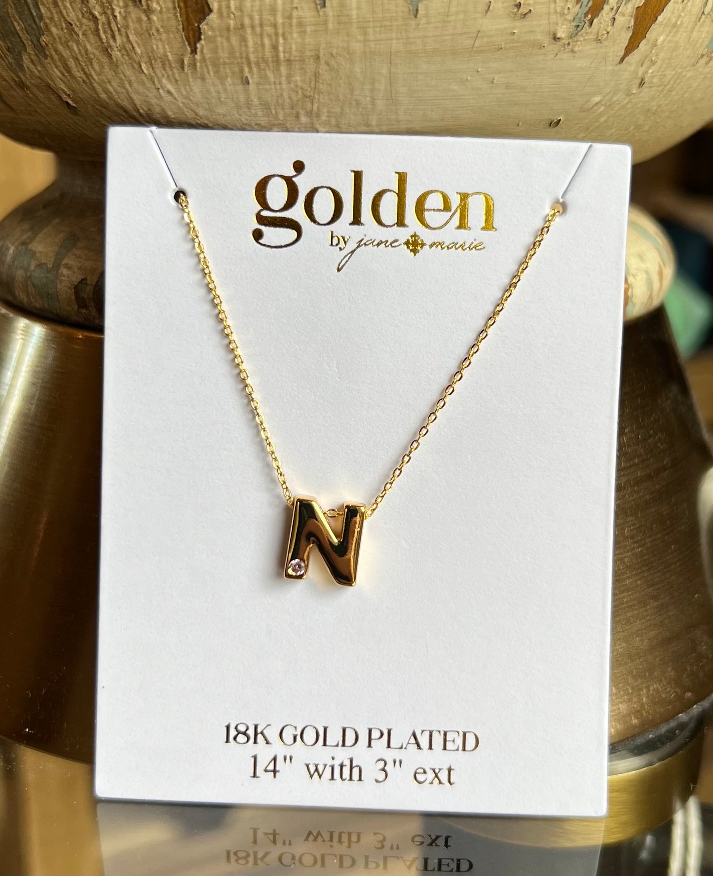Kids Letters of Gold Necklace