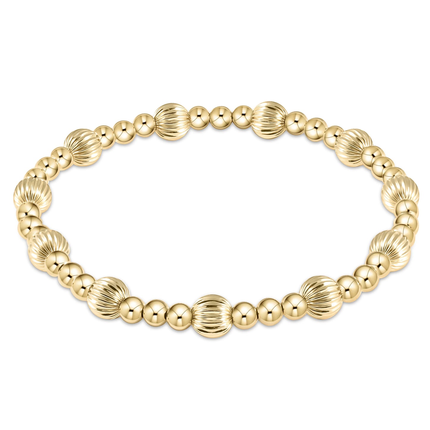 Dignity Sincerity Pattern 6mm Bead Bracelet