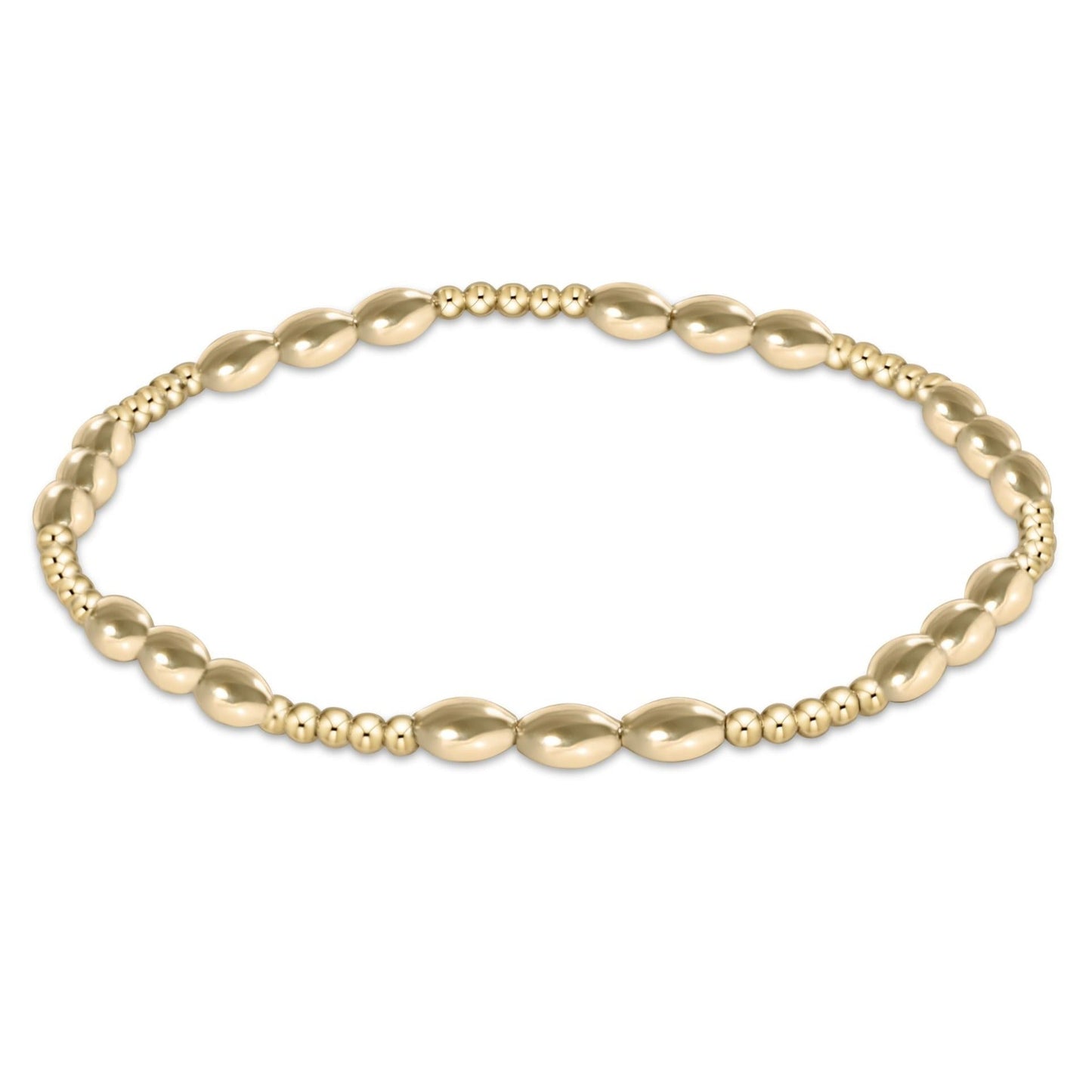 Harmony Joy Pattern 2mm Bead Bracelet