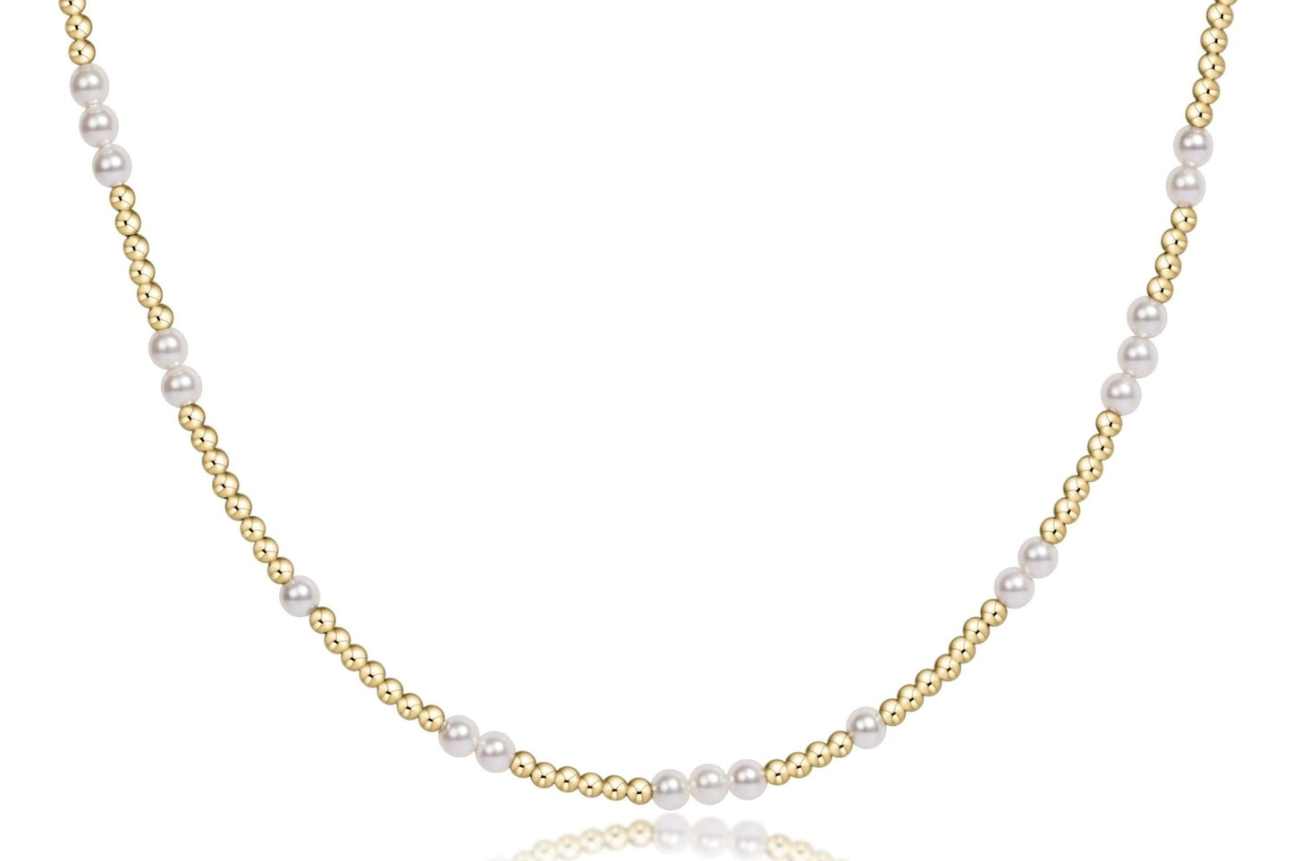 Choker Hope Unwritten -3mm Pearl- 15"