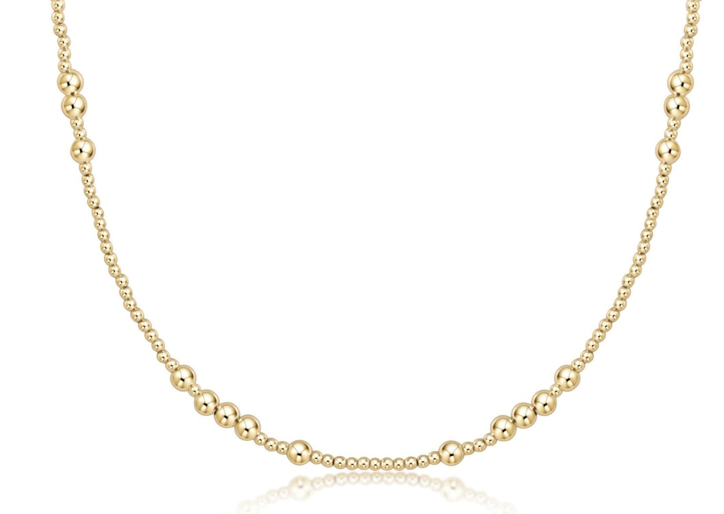 Choker Hope Unwritten -4mm Gold -15"