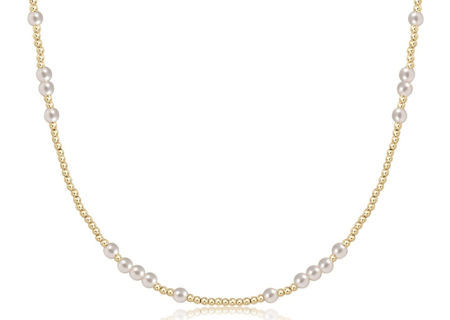 Choker Hope Unwritten -4mm Pearl 17" Necklace