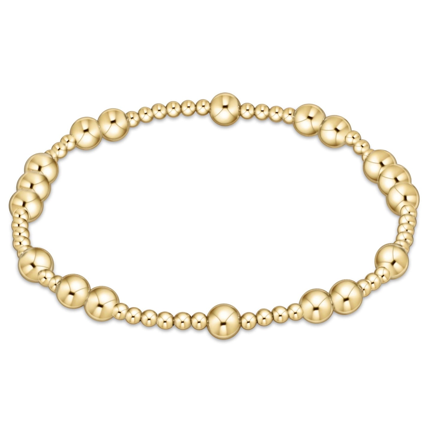 Hope Unwritten 4mm Bead Bracelet - Gold