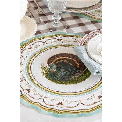 Die-Cut Heritage Turkey China Placemat