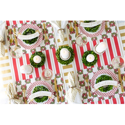 Holiday Wreath Lattice Placemat -Pad of 18 Sheets