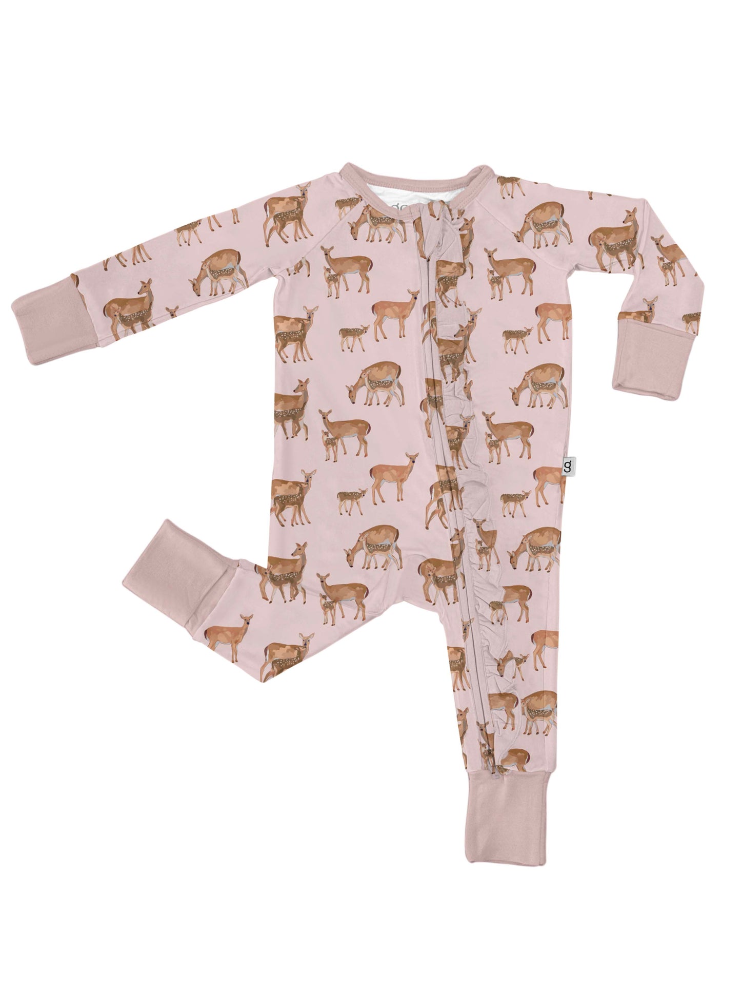 Long Sleeve PJ - Does & Fawns (0-3 Months)