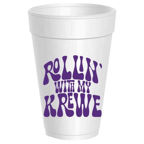Mardi Gras - Rollin with My Krewe Cups