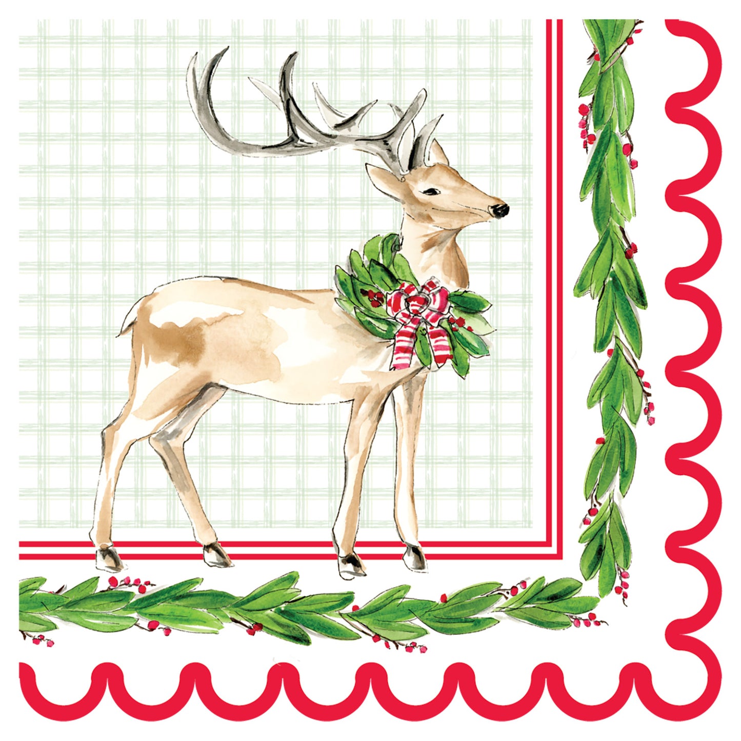 Holly Berry Cocktail Napkins