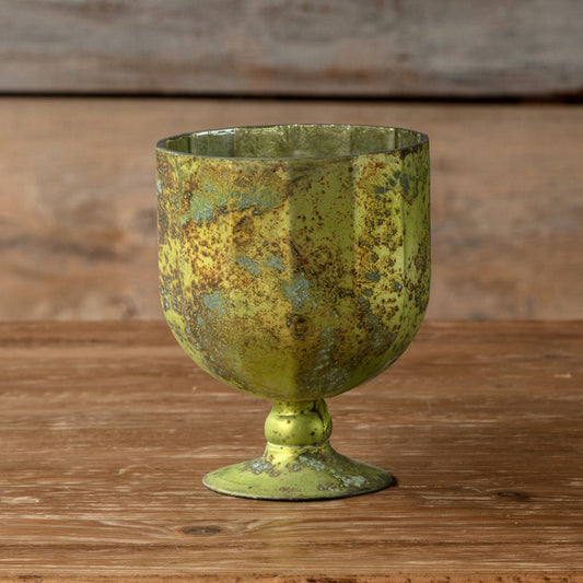 Antique Olive Chalice Small