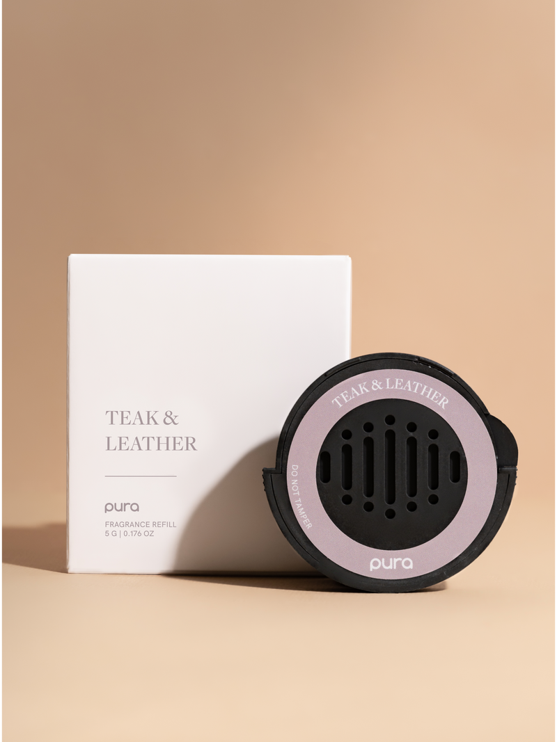 Teak & Leather Car Diffuser Refill