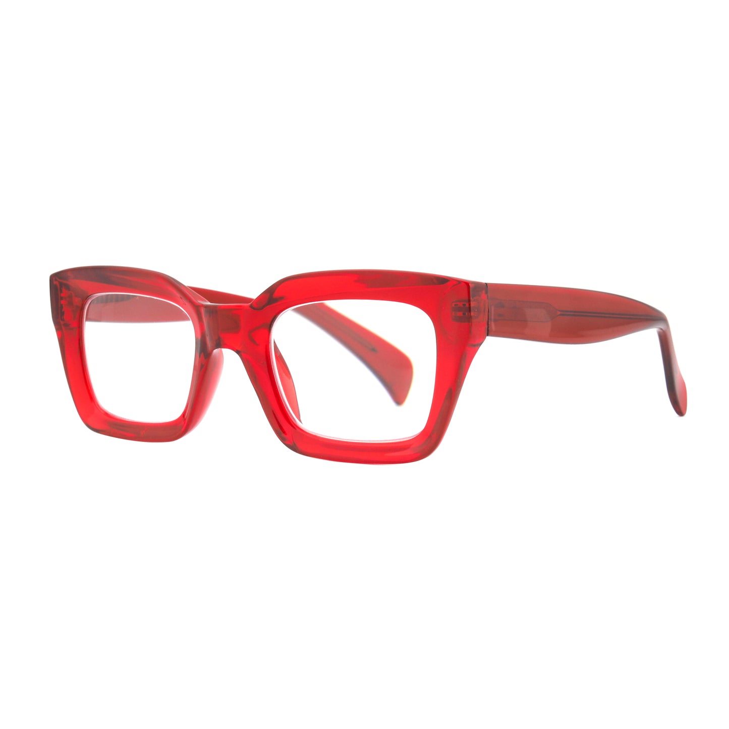 Sophie - Blue Light Readers - Transparent Red