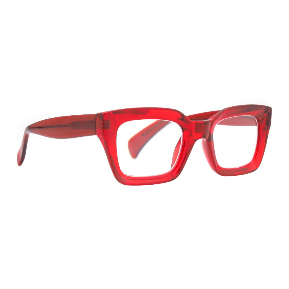 Sophie - Blue Light Readers - Transparent Red