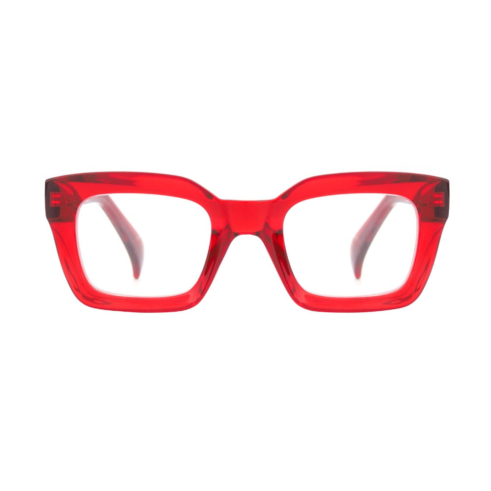 Sophie - Blue Light Readers - Transparent Red