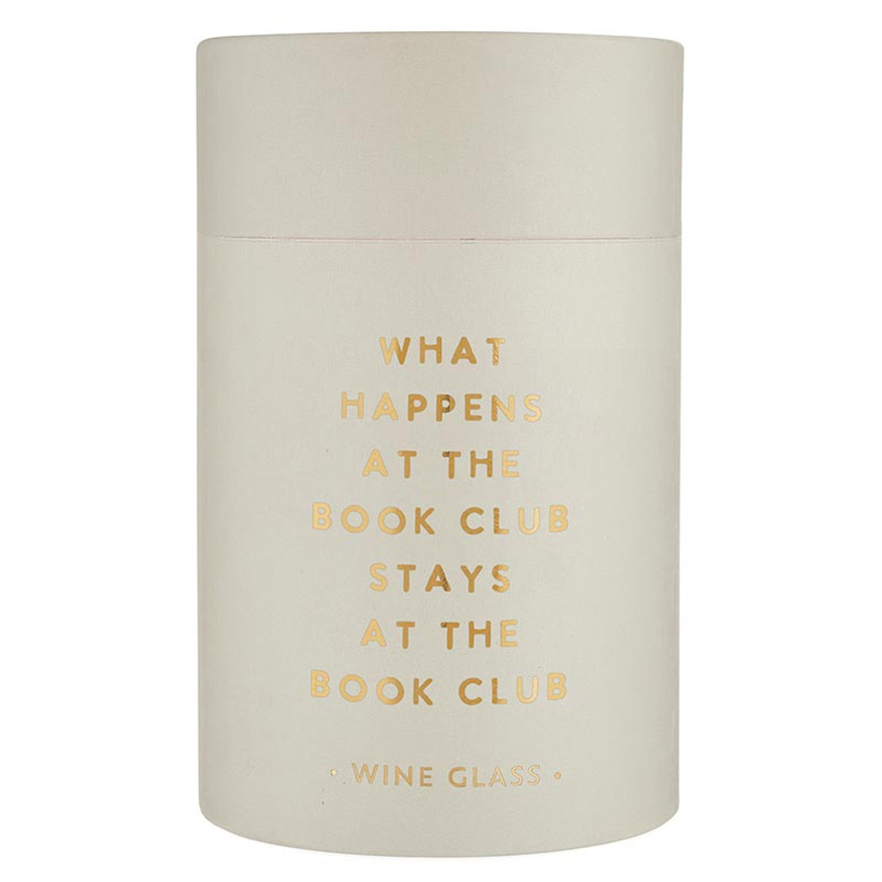 Stemless Wine Glass - What Happens at the Book Club