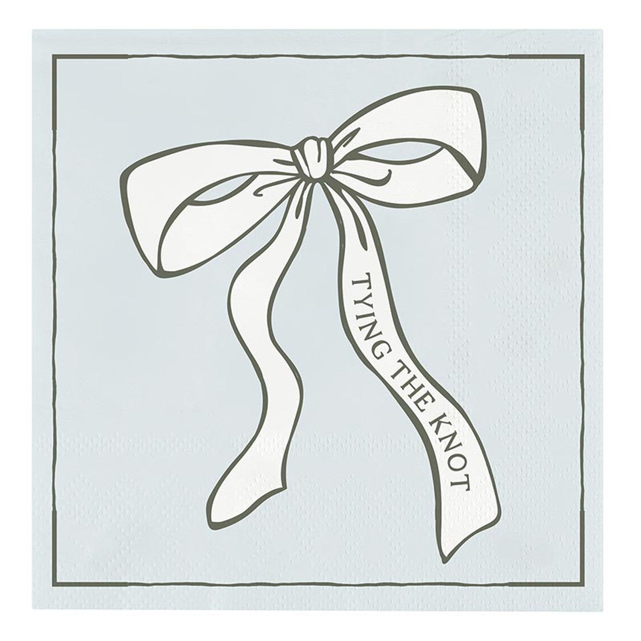Beverage Napkins - Tying The Knot