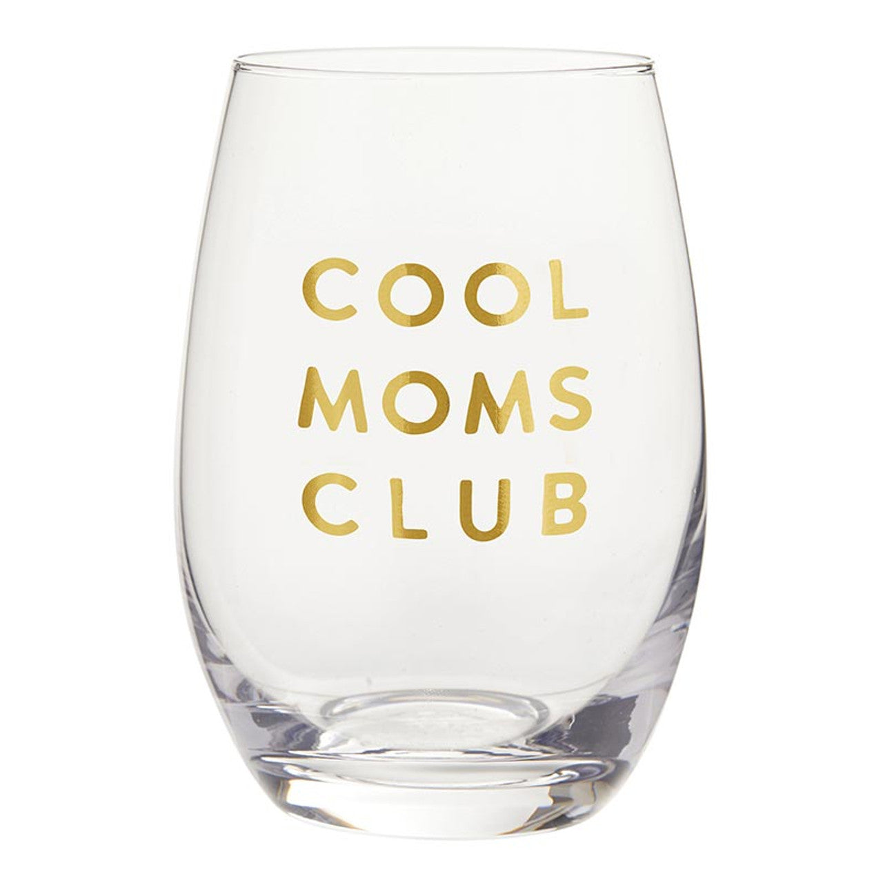 Stemless Wine Glass - Cool Moms Club