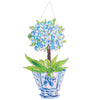 Blue Hydrangea PVC Door Hanger