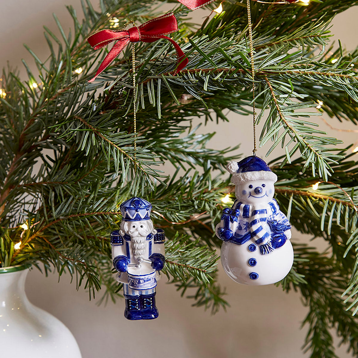 Blue Italian Nutcracker Ornament
