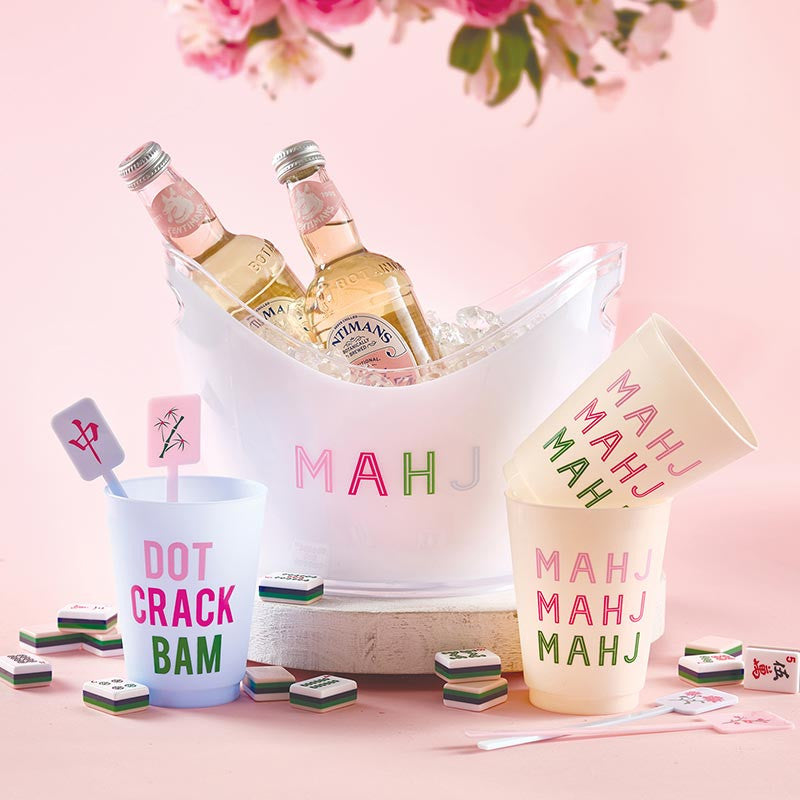 Acrylic Beverage Bucket - Mahj