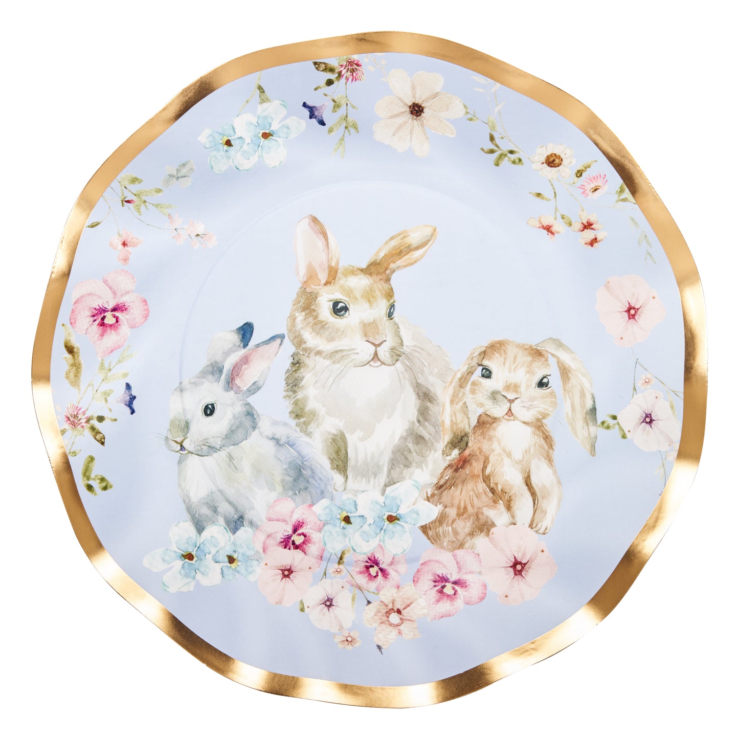 Wavy Salad Plate Charming Easter