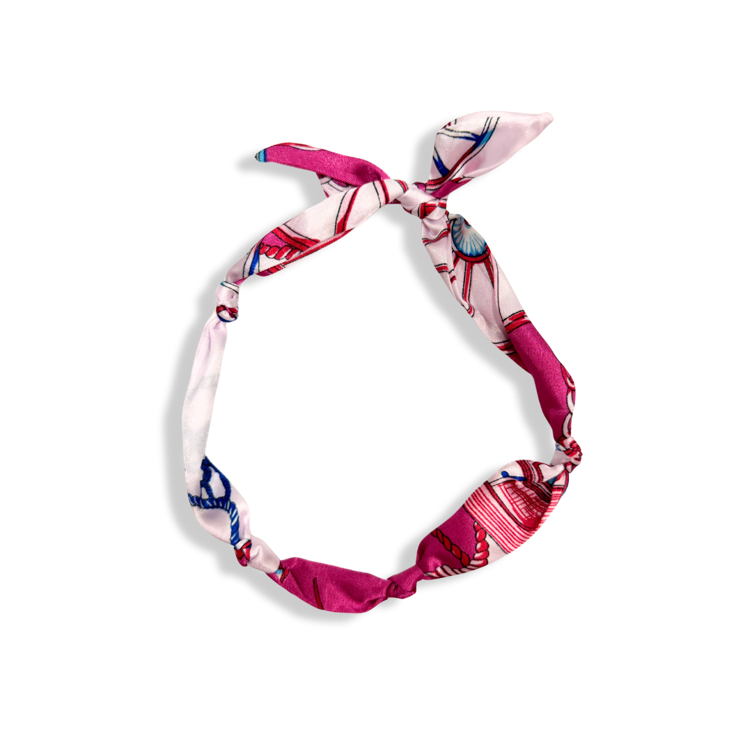 Scarf Bandana for Charm Necklace DIY - Multiple Options: Red- Yellow and Navy accents