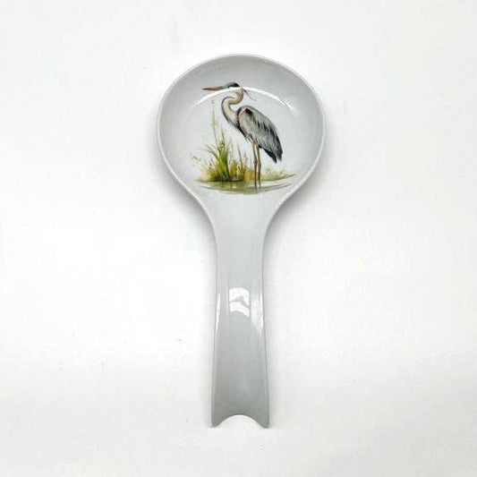 Blue Heron Spoon Rest