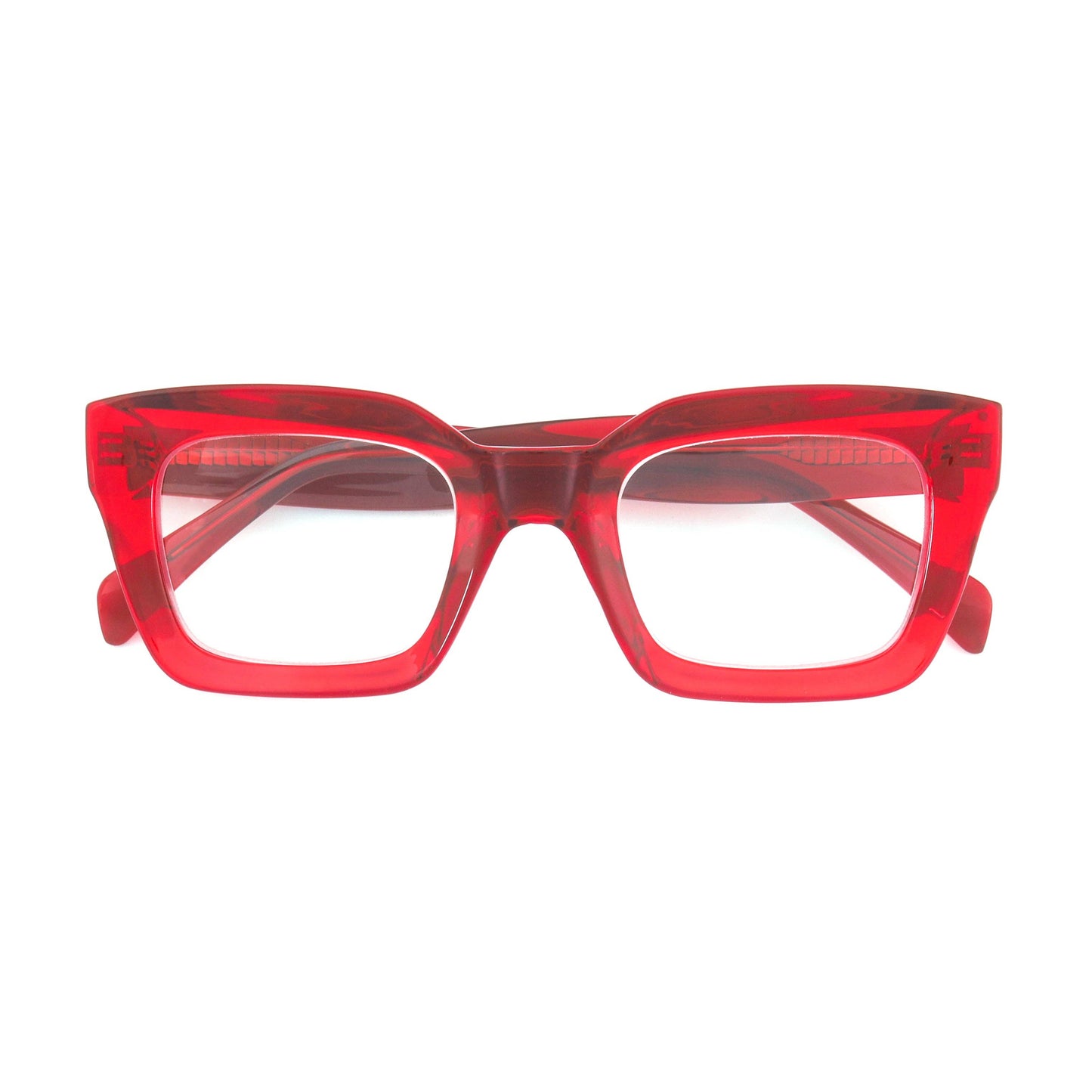 Sophie | Transparent Red | Blue Light: 2.00